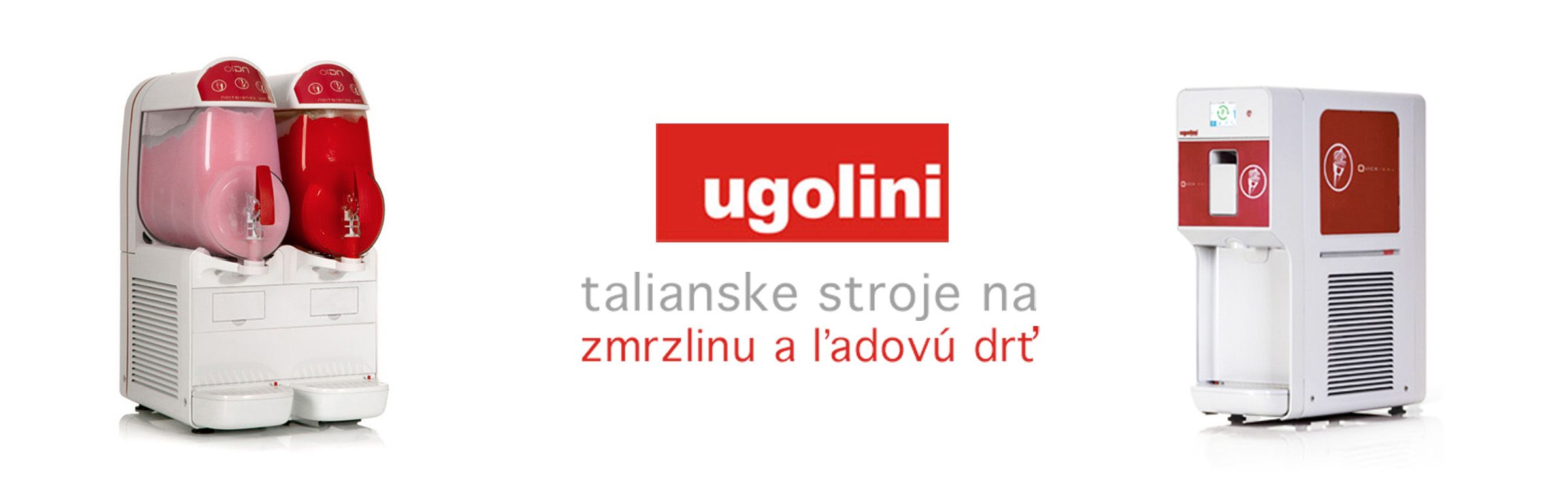 Stroje na ľadovú drť Ugolini