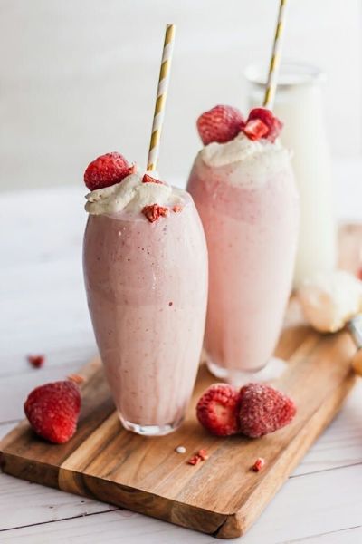 Sirup na ochutenie milkshaku - jahoda