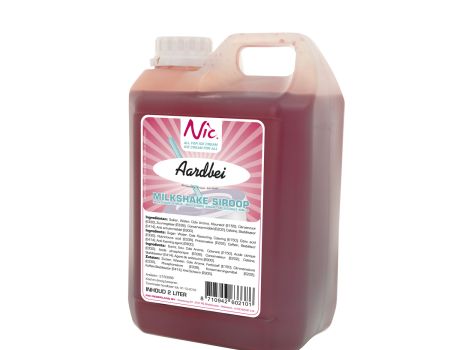 Sirup na ochutenie milkshaku - jahoda