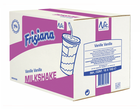 Prášková zmes na výrobu milkshake
