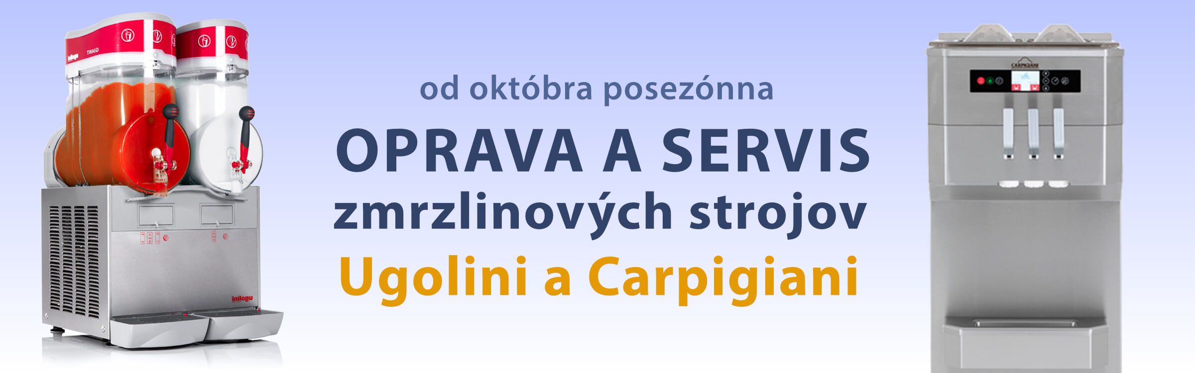 Servis a oprava zmrzliových strojov