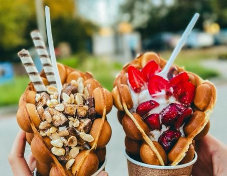 Prášok na výrobu Bubble waffle