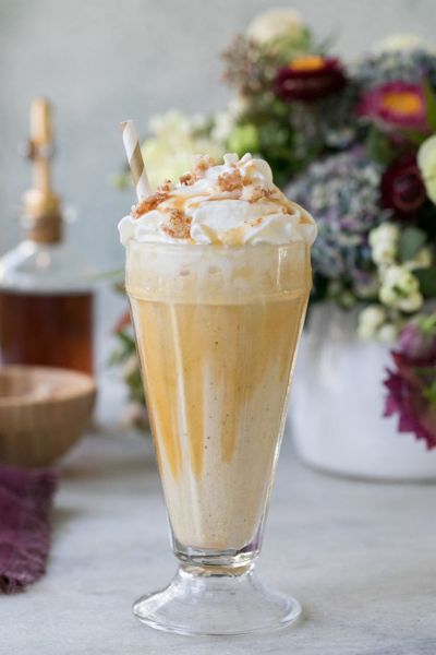 Suroviny na milksake sirup - toffe caramel