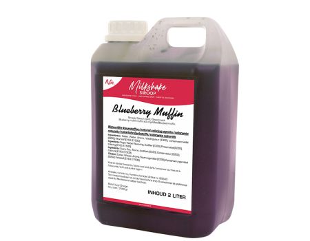 Sirup na ochutenie milkshaku - Blueberry-Muffin